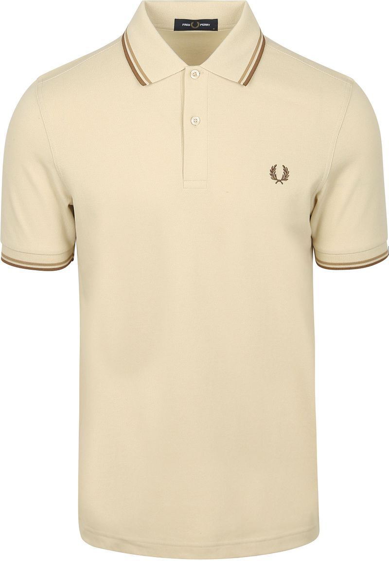 Fred Perry Polo Twin Tipped M3600 Beige - Größe XXL günstig online kaufen