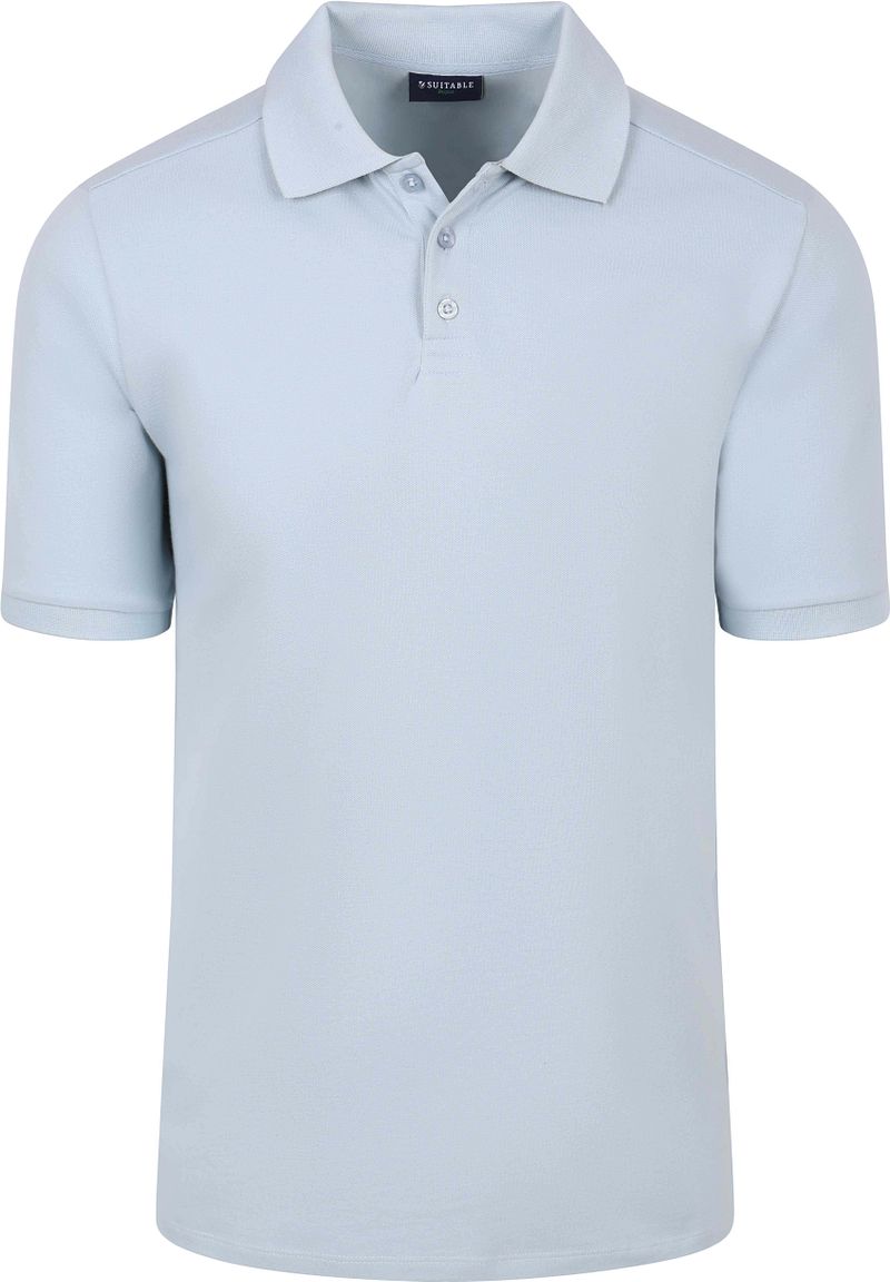 Suitable Respect Polo Tiger Lichtblauw