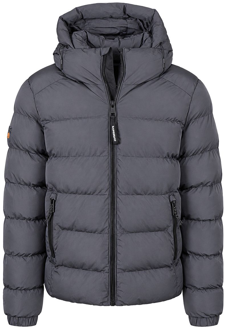 Superdry Pufferjacke Hooded Antra - Größe 3XL