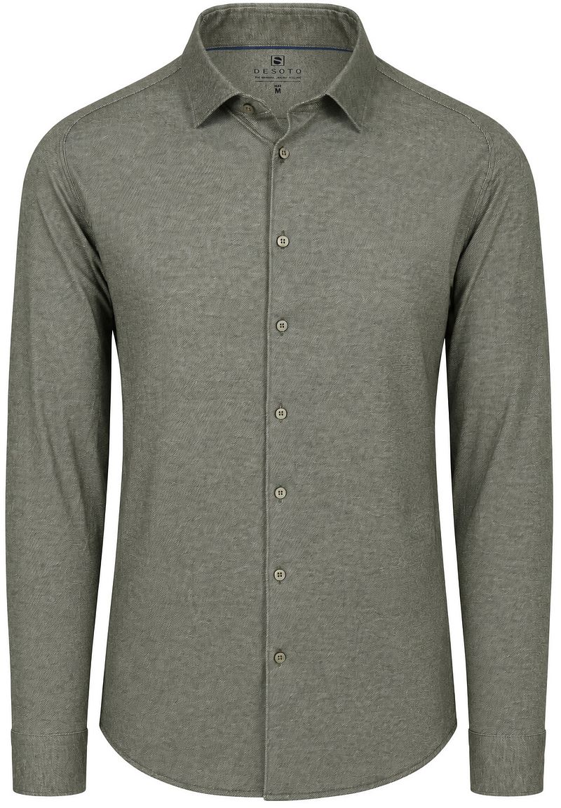 Desoto Overhemd Twill Groen