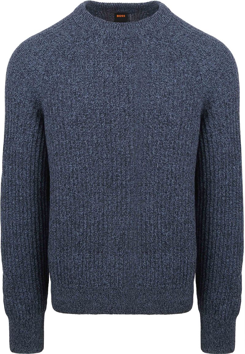 BOSS Klacier Pullover Wool Blend Navy - Größe XL günstig online kaufen