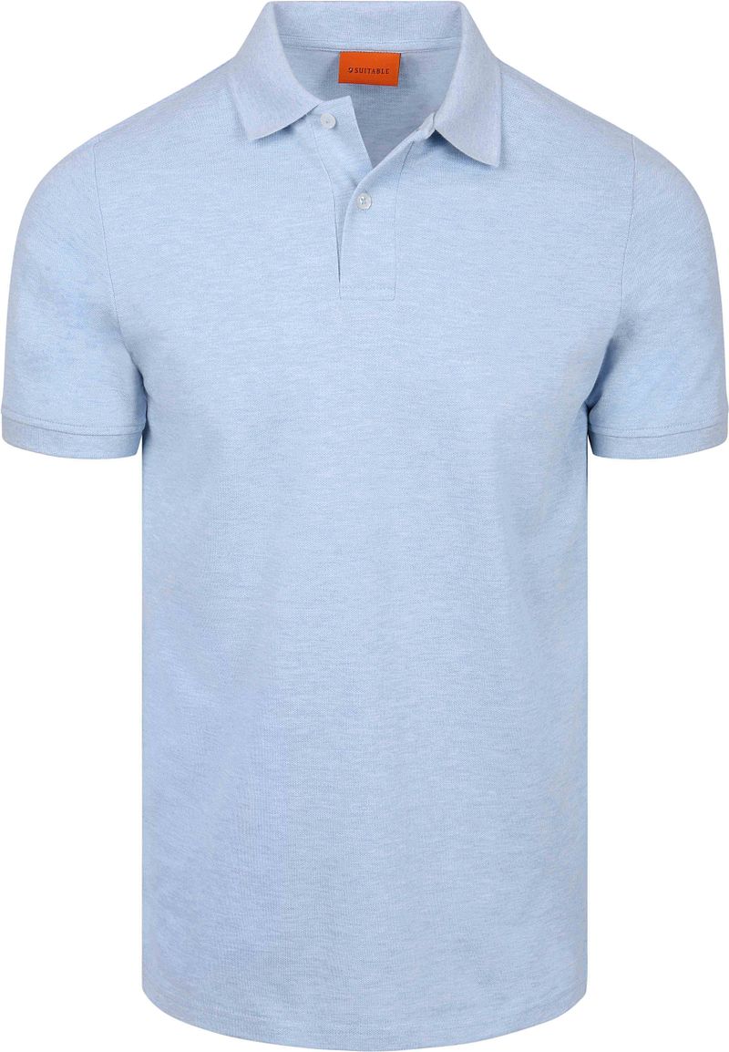 Suitable Poloshirt MEL Pique Sky Blue