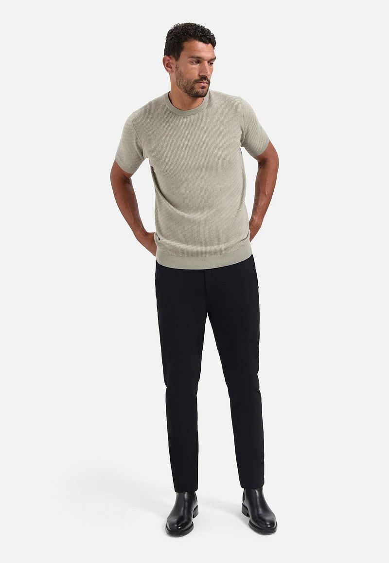 No-Excess Knitted T-Shirt Clay - Größe XXL günstig online kaufen