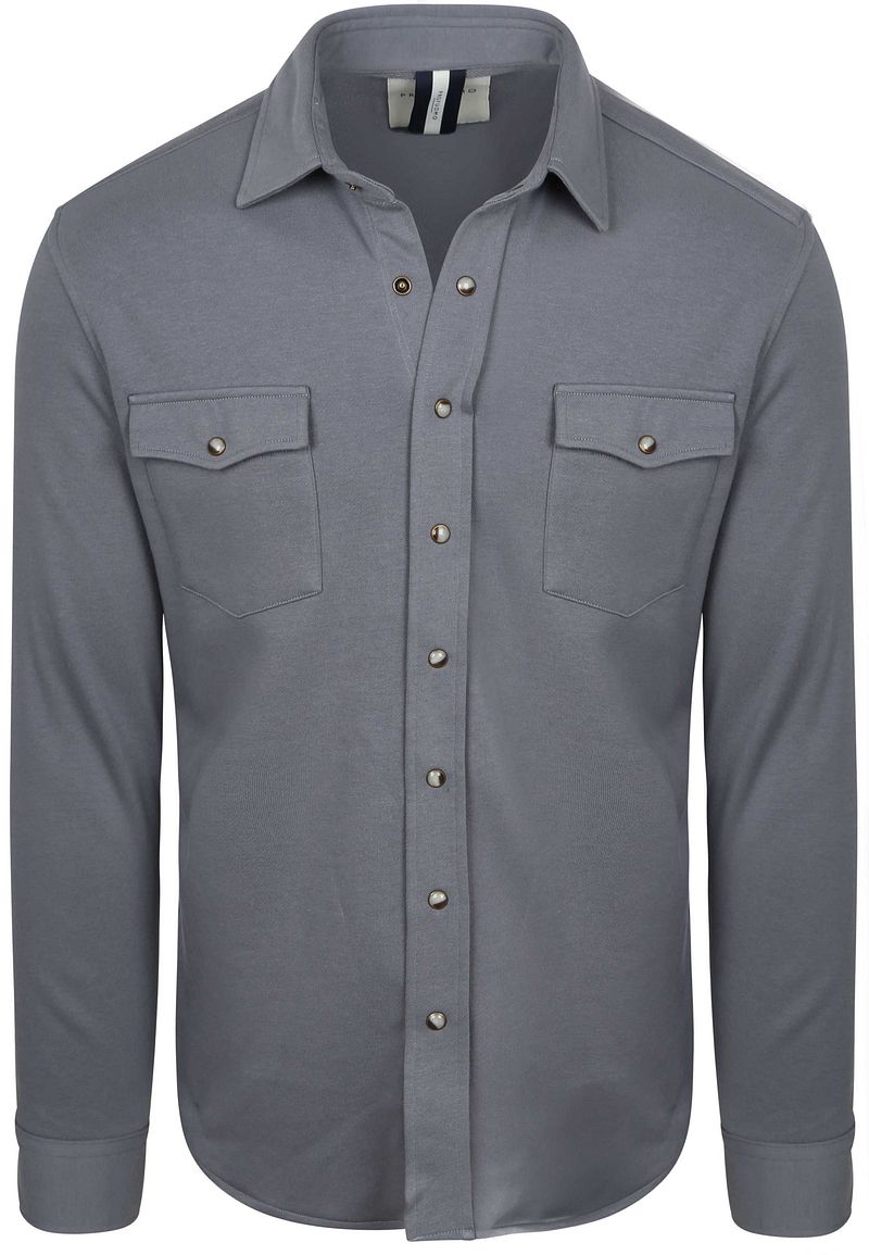Profuomo Overshirt Western Blau - Größe XL günstig online kaufen