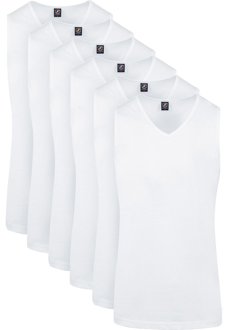 Suitable Viless T-Shirt Mouwloos Wit 6-Pack
