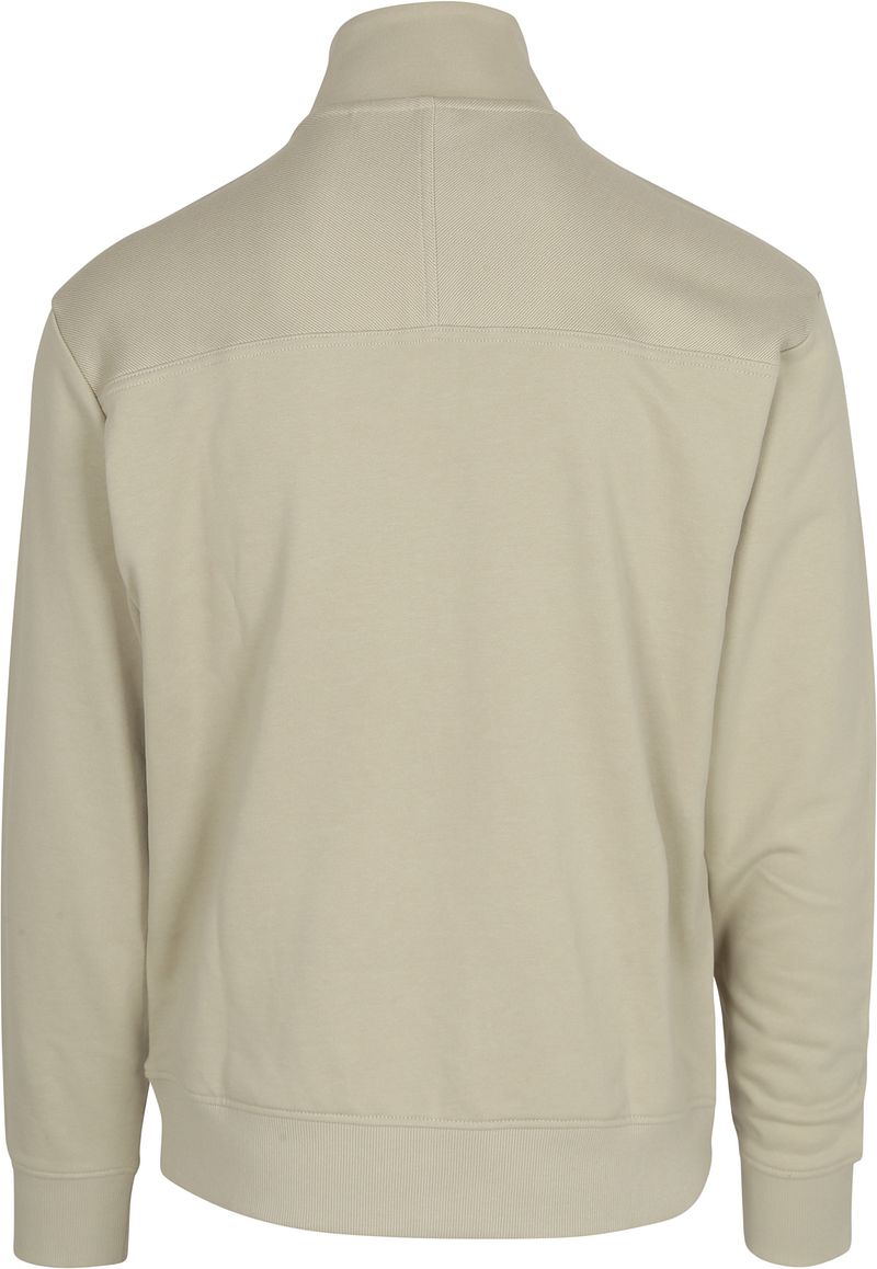 BOSS Courduroy Half Zip Pullover Ecru - Größe M günstig online kaufen