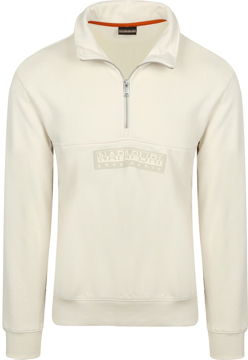 Napapijri Half-Zip Sweater Off White - Größe L günstig online kaufen