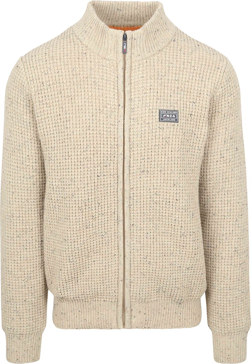 NZA Strickjacke Wool Mix Dominick Beige - Größe M günstig online kaufen