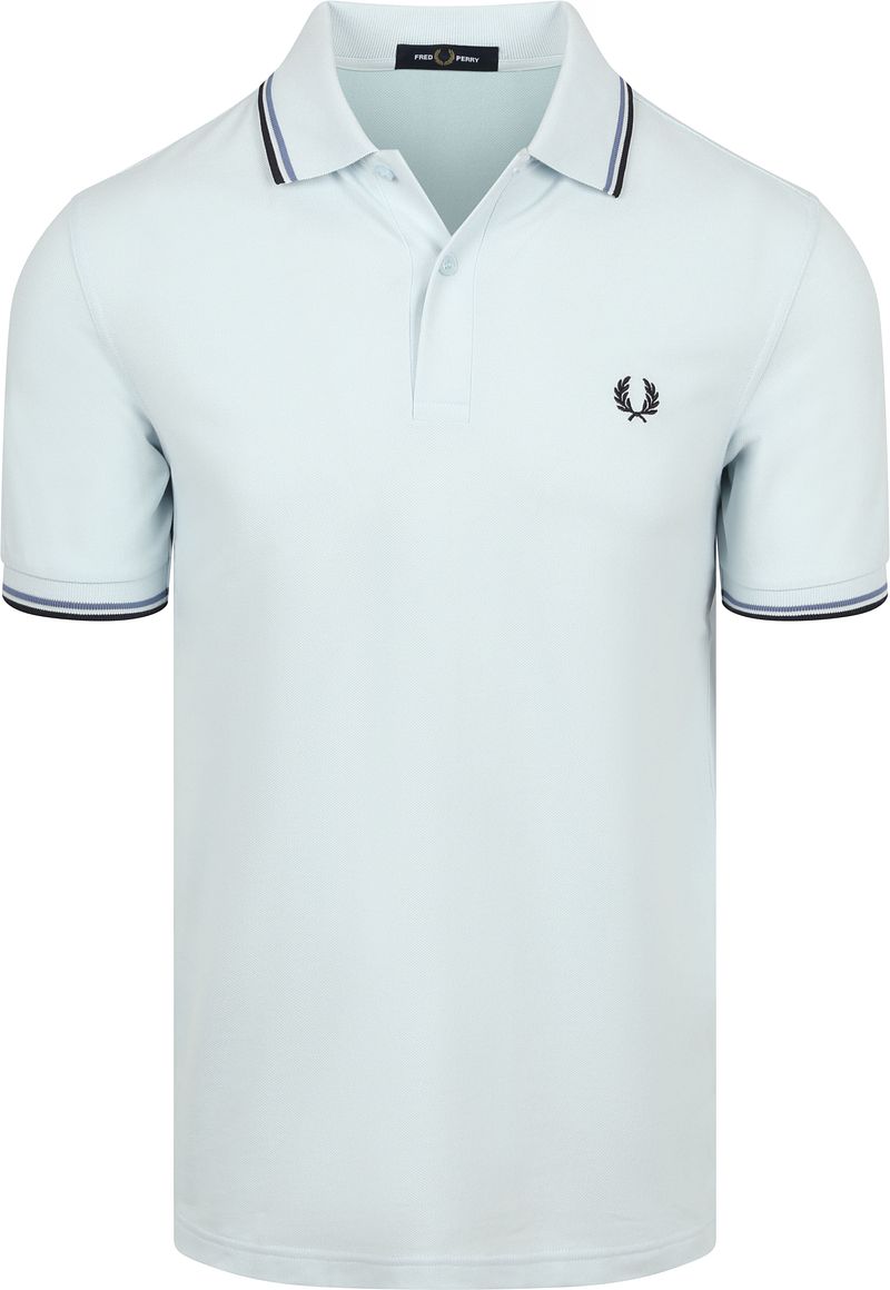 Fred Perry Polo Twin Tipped M3600 Blau 96A - Größe S