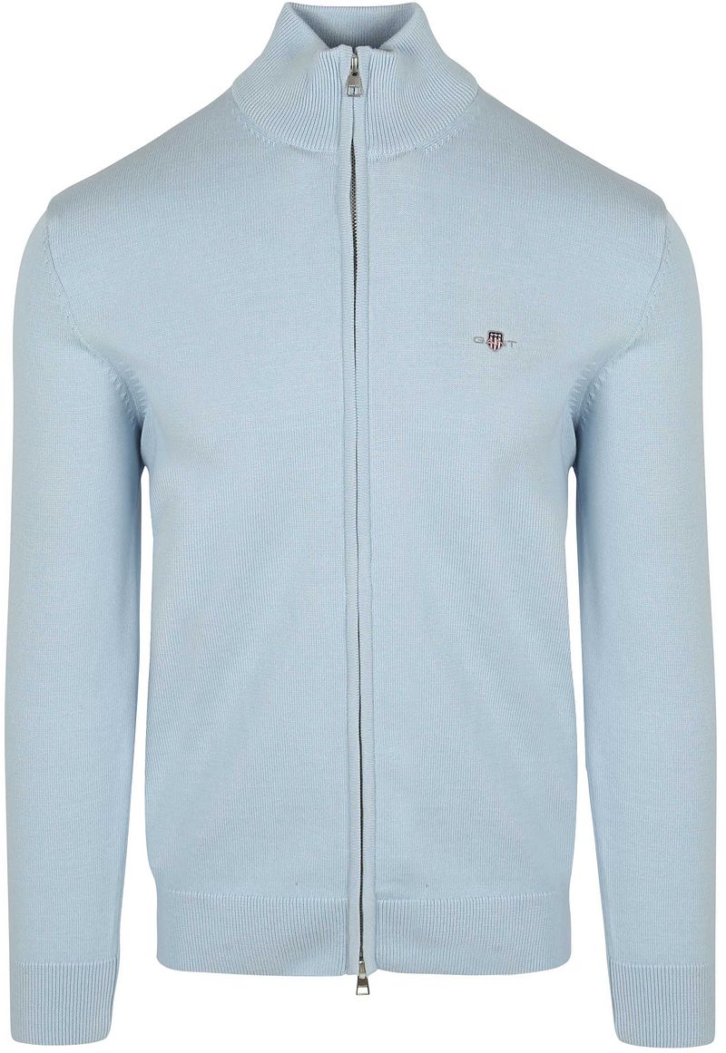 Gant Strickjacke Hellblau - Größe L günstig online kaufen