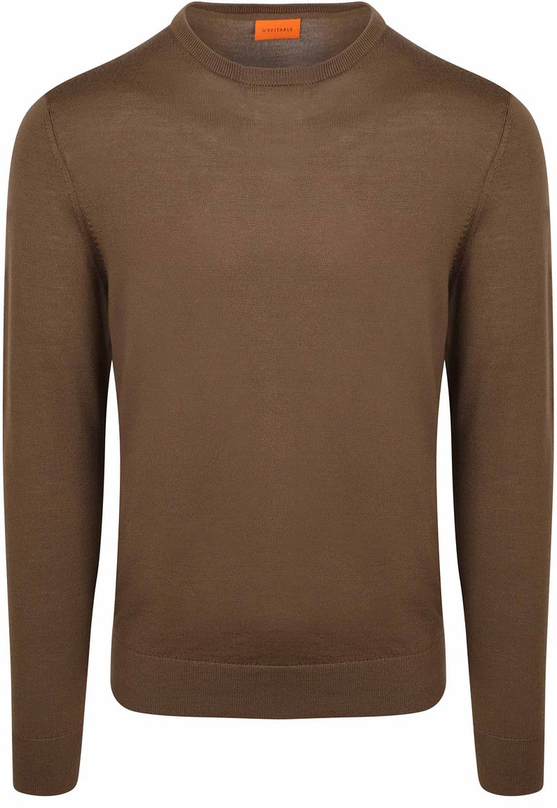 Suitable Merino Pullover Taupe - Größe XXL günstig online kaufen