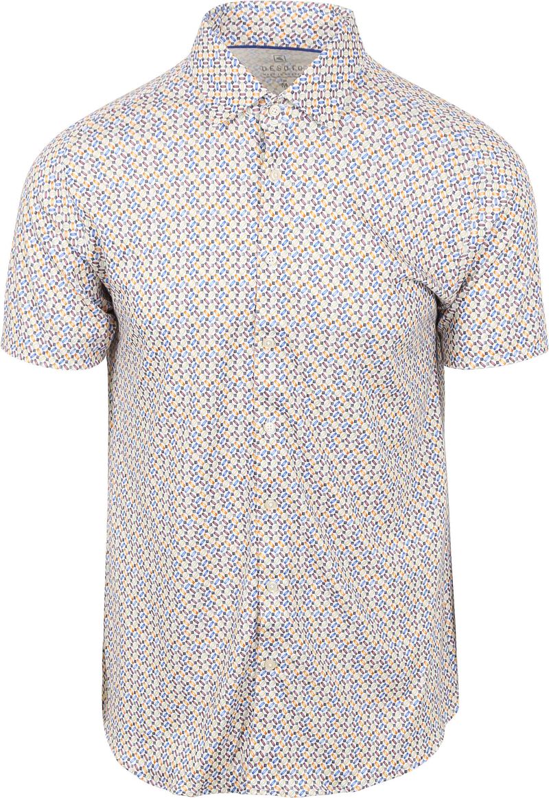 Desoto Short Sleeve Jersey Overhemd Print Multicolor