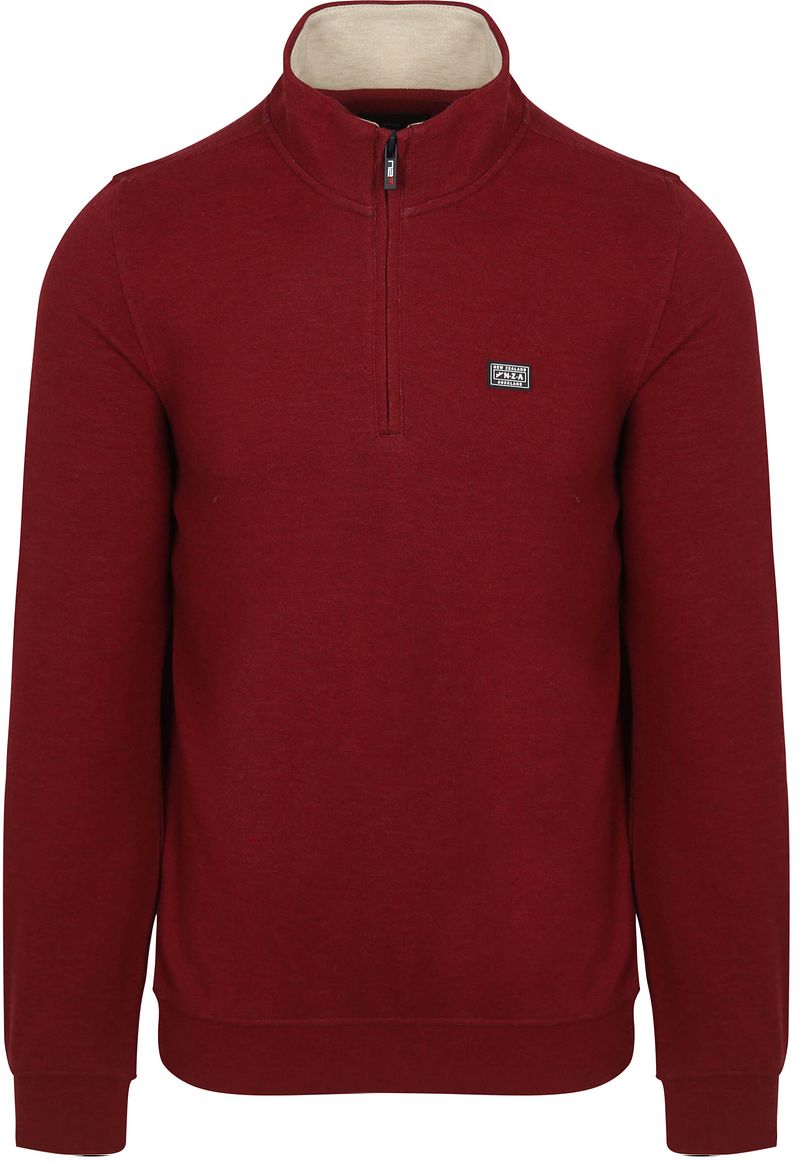 NZA Halfzip Samuel Kirschrot - Größe L