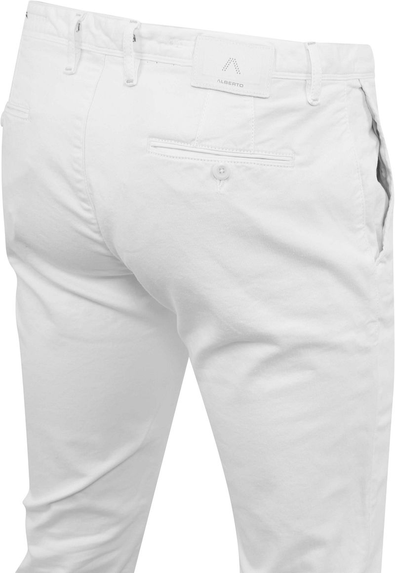 Alberto Rob T400 Dynamische Chino Weiß - Größe W 33 - L 34 günstig online kaufen