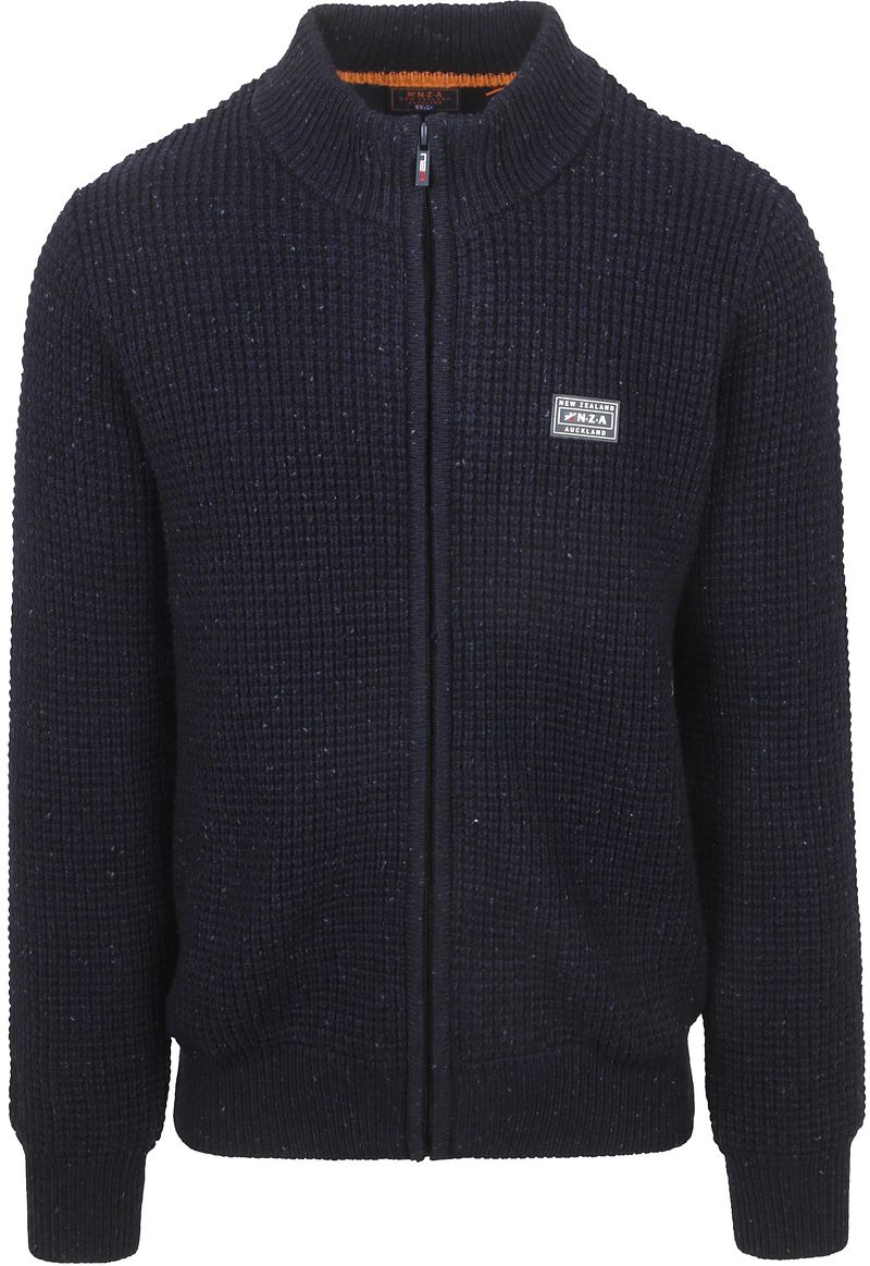 NZA Strickjacke Wool Mix Dominick Marine - Größe XXL