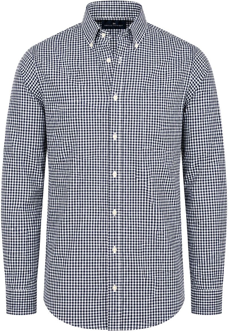 Steppin' Out Overhemd Vichy Ruit Navy