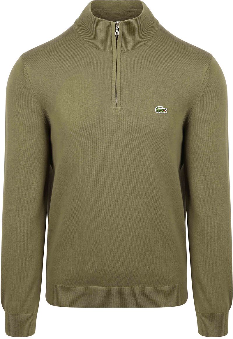 Lacoste Pullover Zipper Grün - Größe L günstig online kaufen