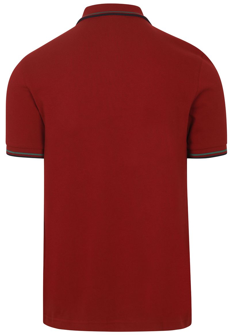 Fred Perry Polo Twin Tipped M3600 Rot - Größe XXL günstig online kaufen