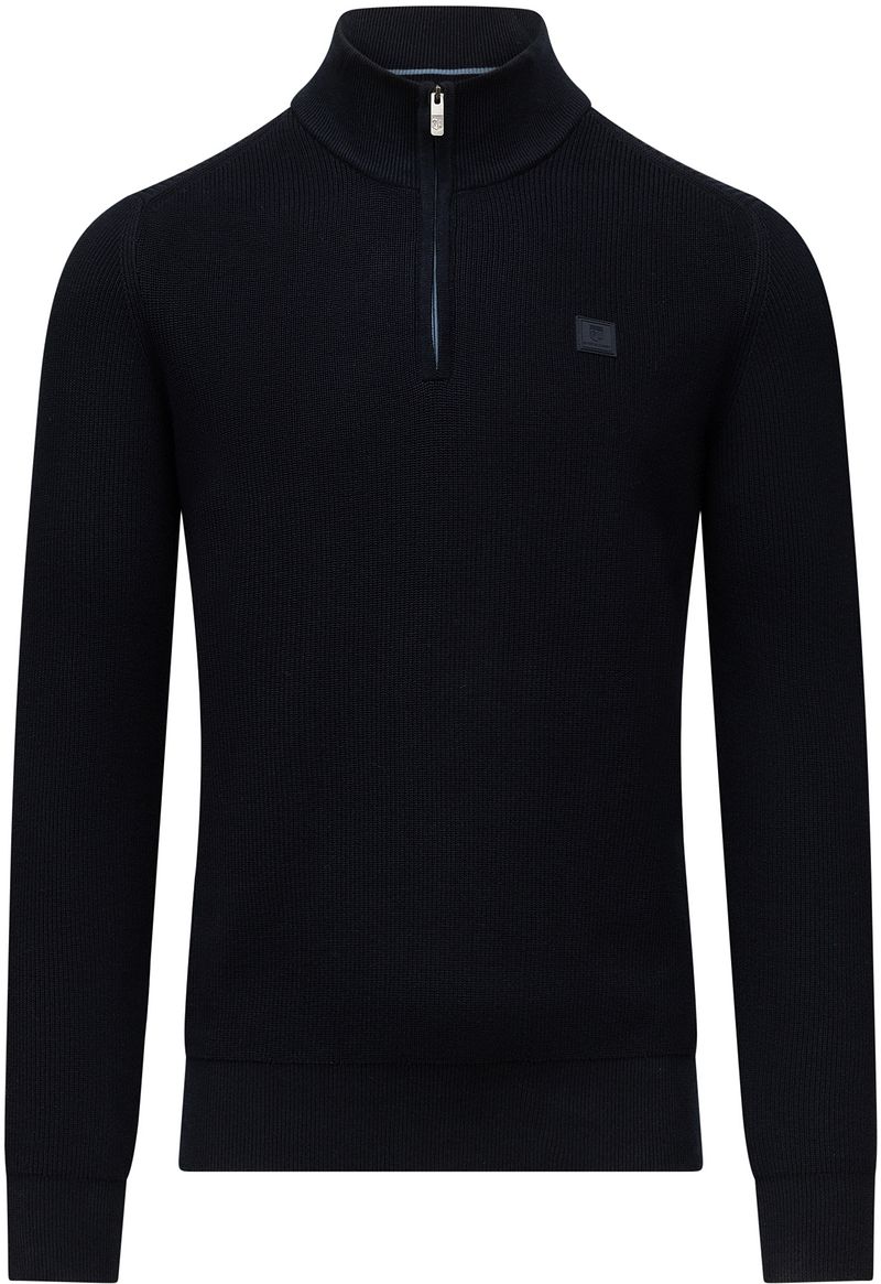 State of Art Half Zip Trui Navy