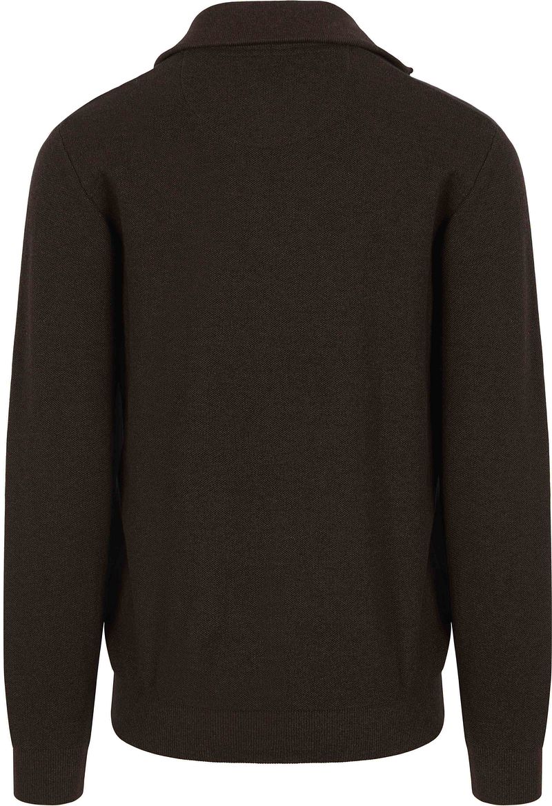 Casa Moda Halfzip Pullover Braun - Größe XL günstig online kaufen