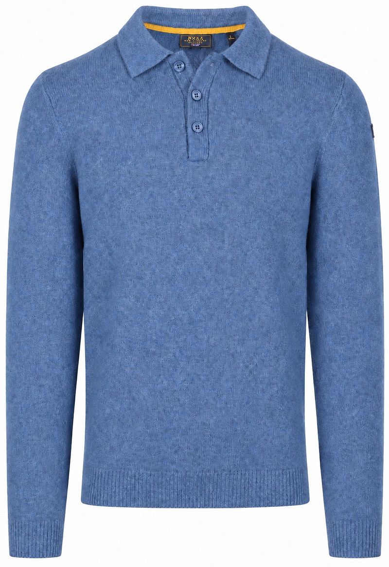 NZA Pullover Dobson Wollmischung Blau - Größe 3XL