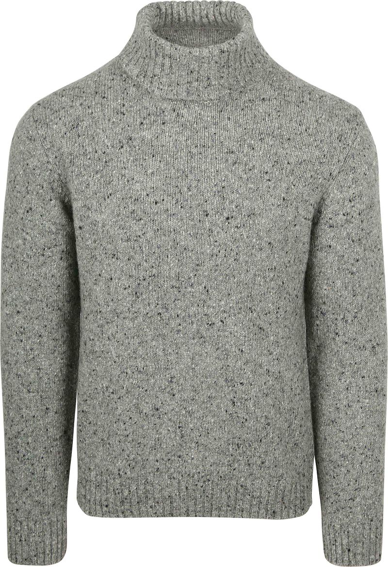 Suitable Rollkragenpullover Donnegal Tweed Eco Wool Grau - Größe M günstig online kaufen