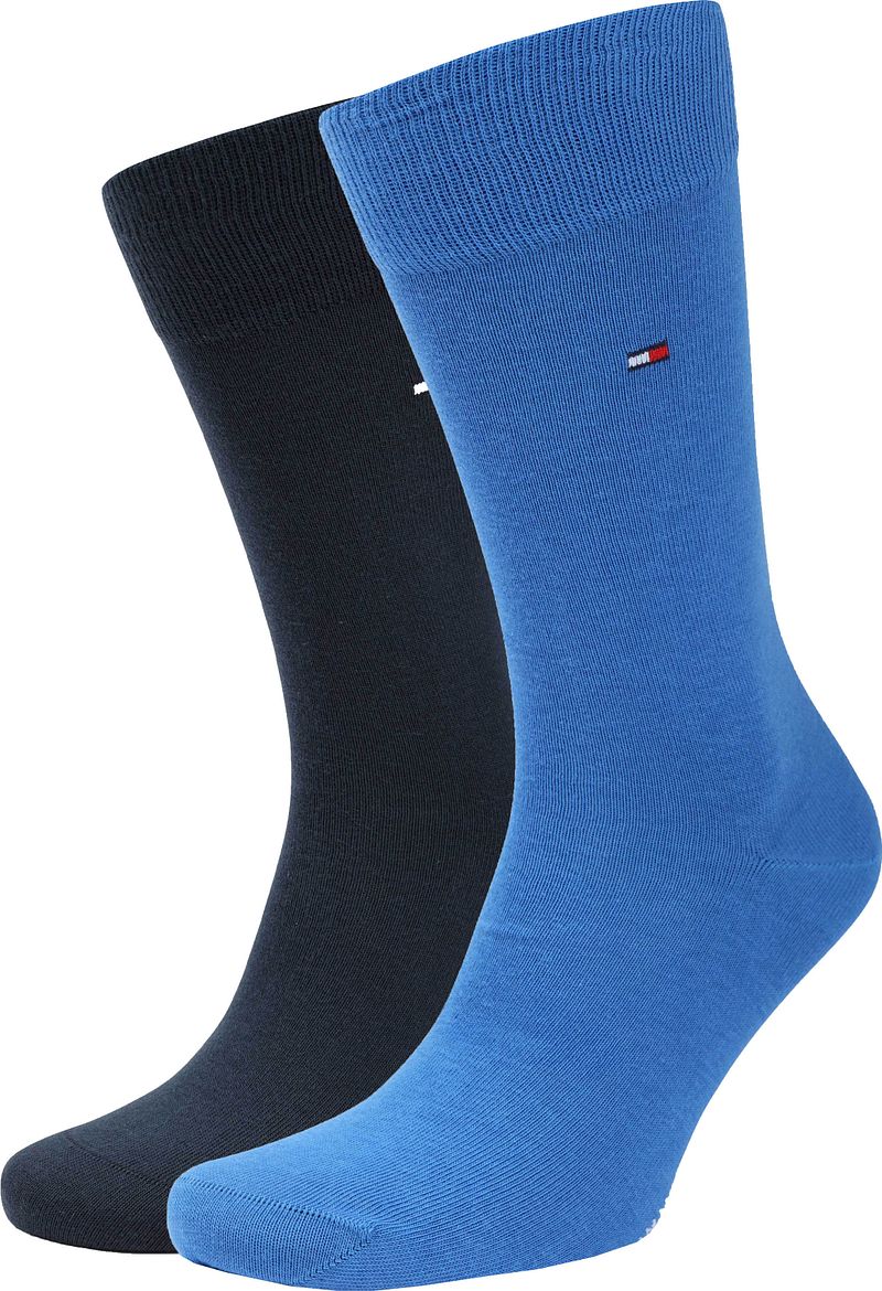 Tommy Hilfiger Classic 2-Pack Socken Blau 147 - Größe 43-46