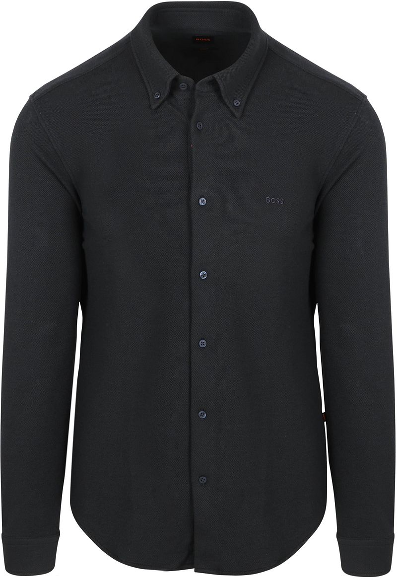 Boss Myjersey Overhemd Navy