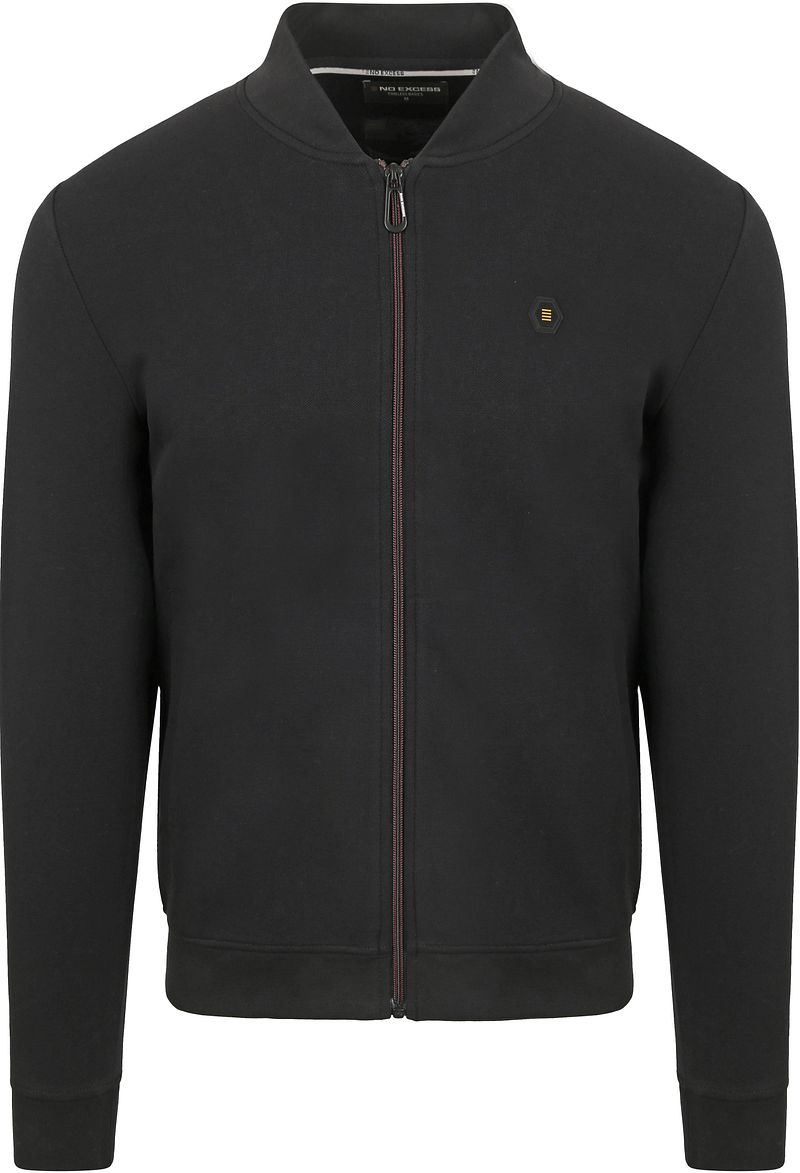 No Excess-Strickjacke Schwarz - Größe XL günstig online kaufen