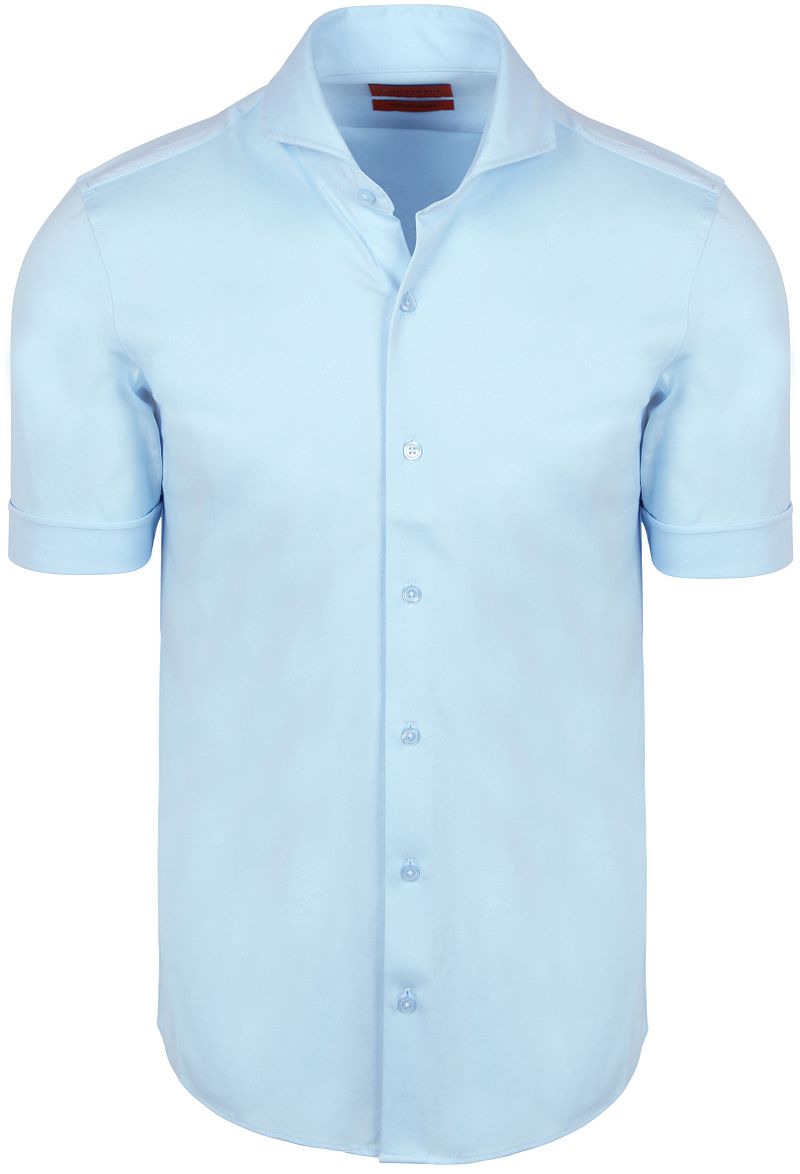 Suitable Shortsleeve Sorona Overhemd Erik Lichtblauw