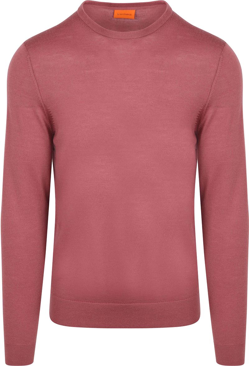 Suitable Merino Pullover Mauve - Größe L günstig online kaufen