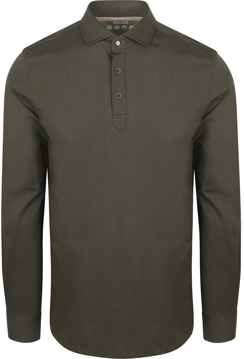 R2 Camicia Polo Jersey Dunkelgrün - Größe XXL günstig online kaufen