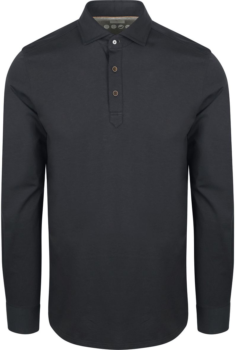 R2 Camicia Polo Jersey Navy - Größe S günstig online kaufen
