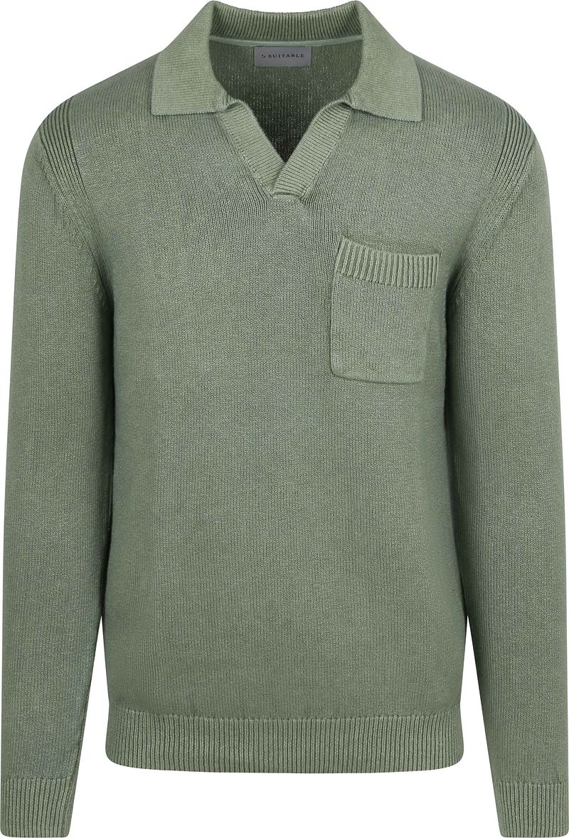 Suitable Raw Pullover Riva Knit Grün - Größe XL günstig online kaufen