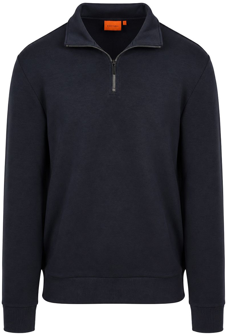 Suitable Scuba Half Zip Trui Navy