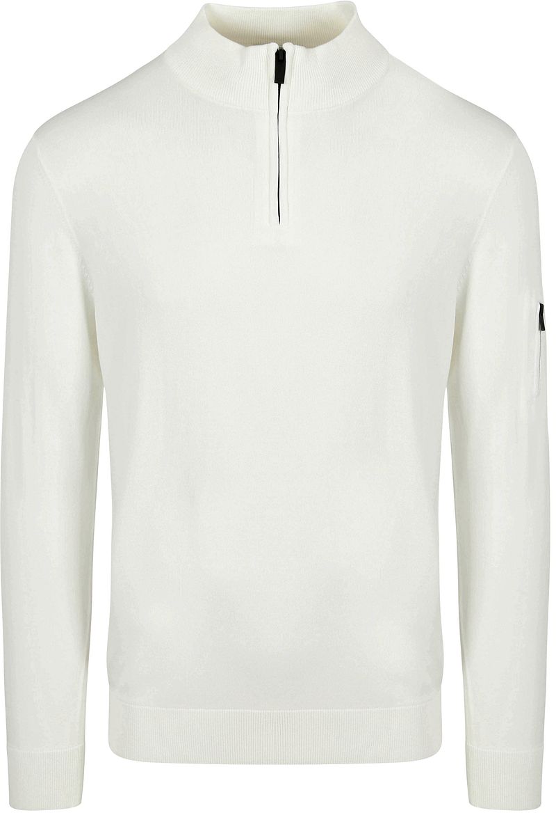 Suitable Race Half Zip Trui Off White