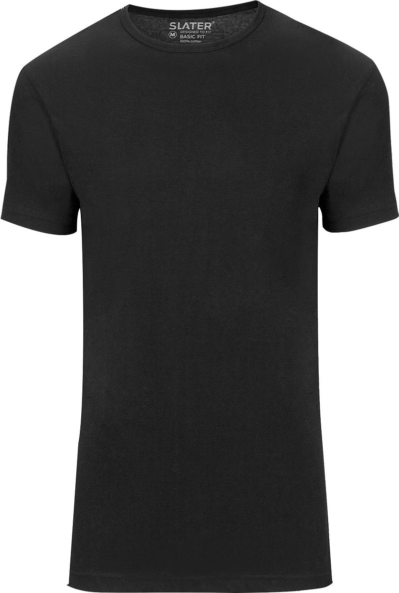 Slater 2er-Pack Basic Fit T-shirt Schwarz - Größe L günstig online kaufen