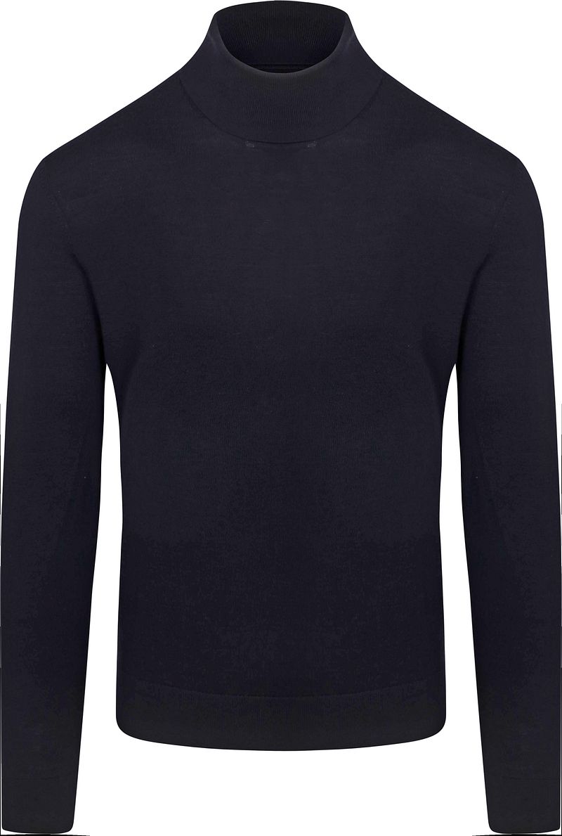 Suitable Merino Rollkragen Pullover Dunkelblau - Größe L günstig online kaufen