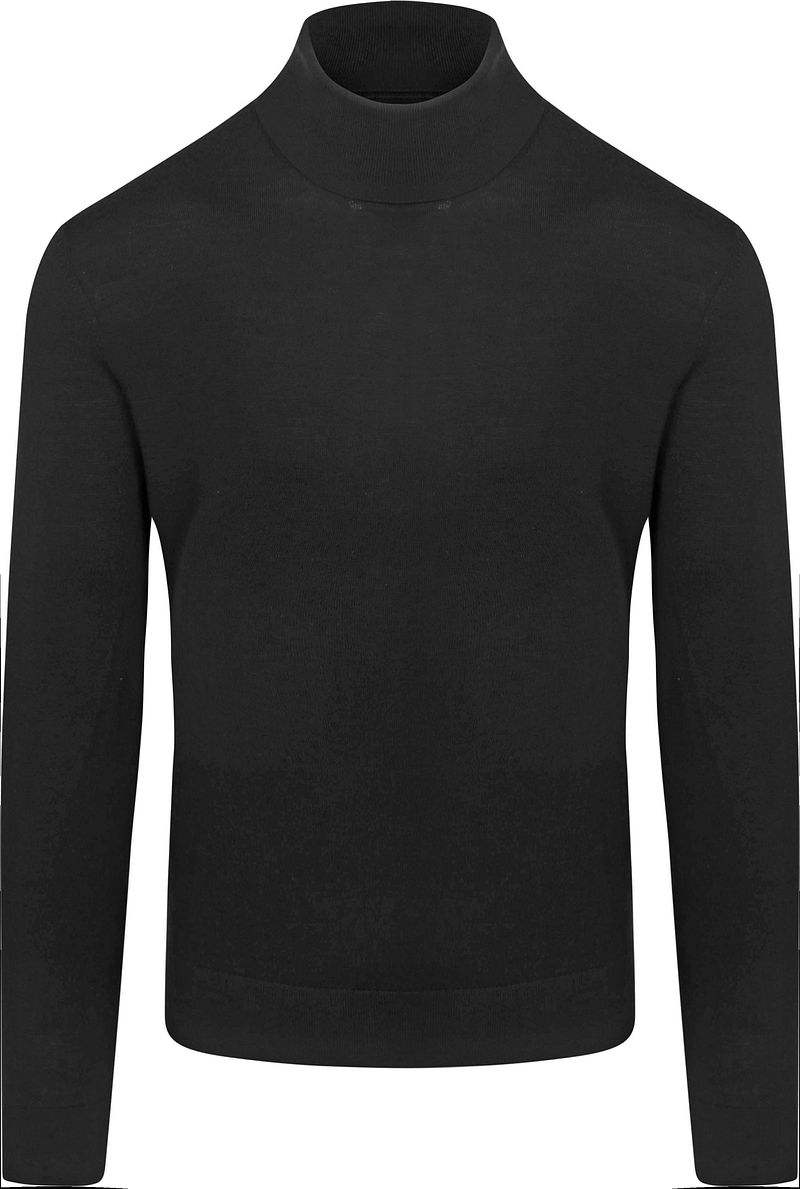 Suitable Merino Rollkragen Pullover Schwarz - Größe XL günstig online kaufen