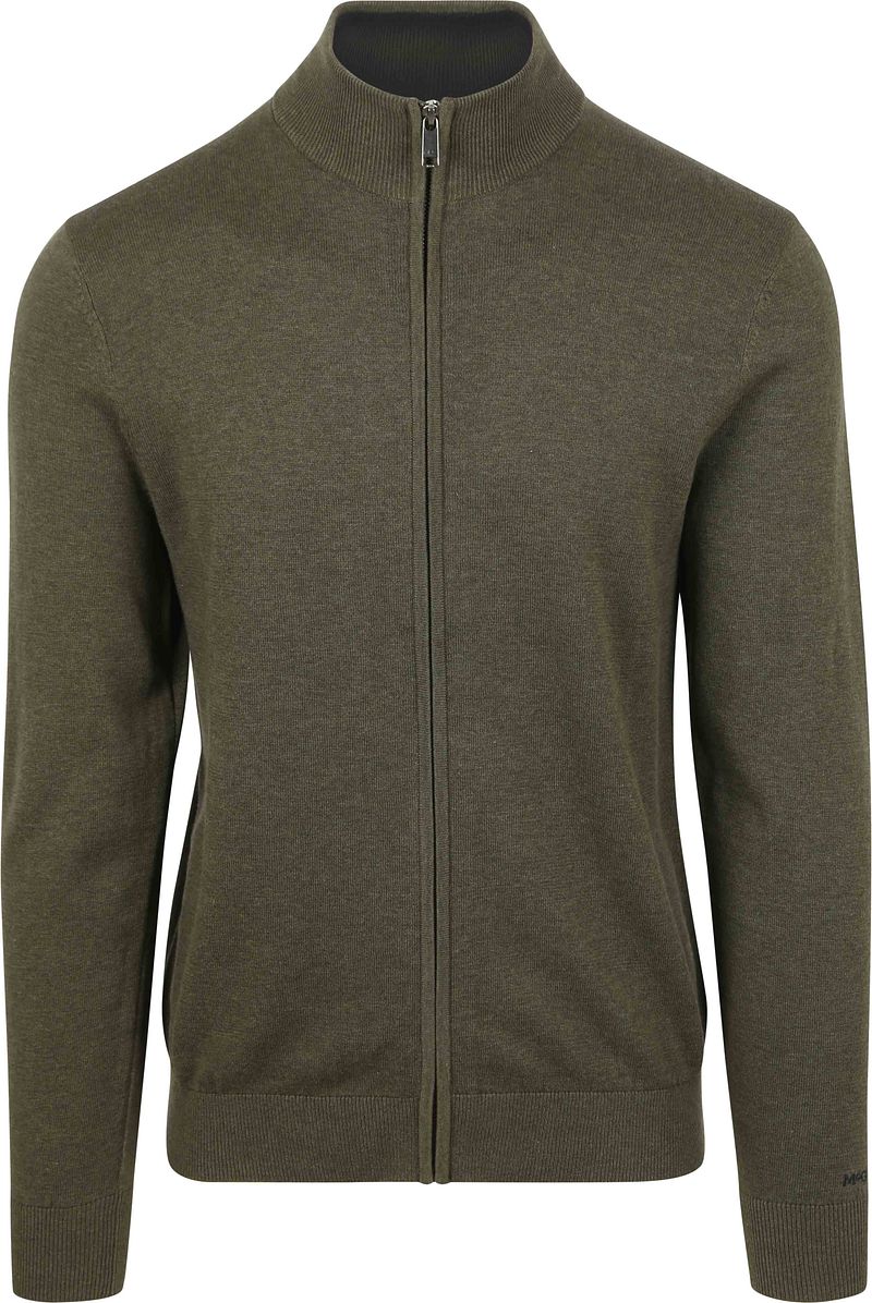 McGregor Strickjacke Olivgrün - Größe 3XL günstig online kaufen