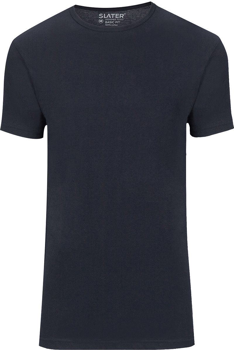 Slater 2er-Pack Basic Fit T-shirt Dunkelblau - Größe M günstig online kaufen