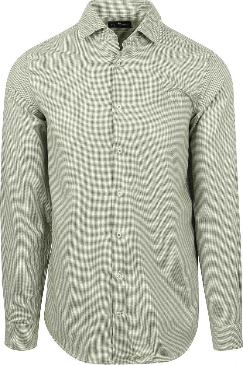 Steppin' Out Hemd Flanel Pepita Grün - Größe S günstig online kaufen