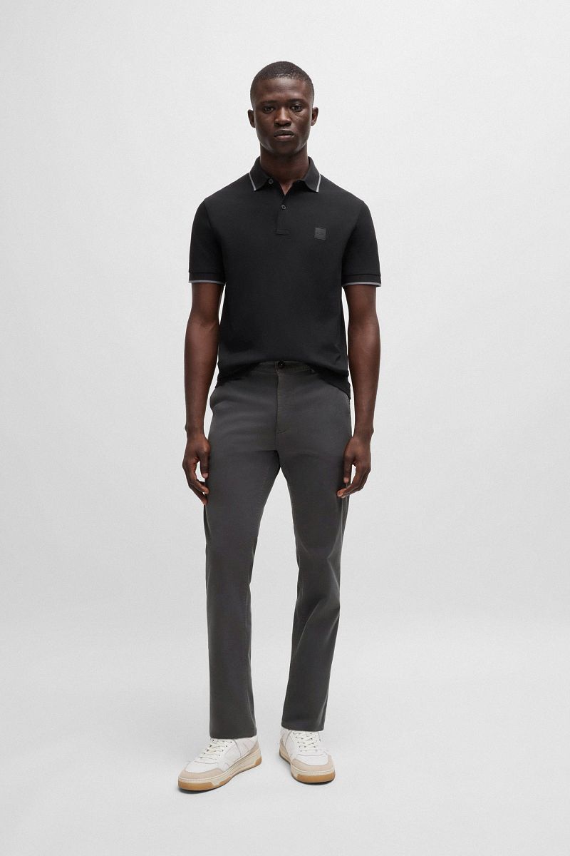 BOSS Chino Slim Anthrazit - Größe W 32 - L 34 günstig online kaufen