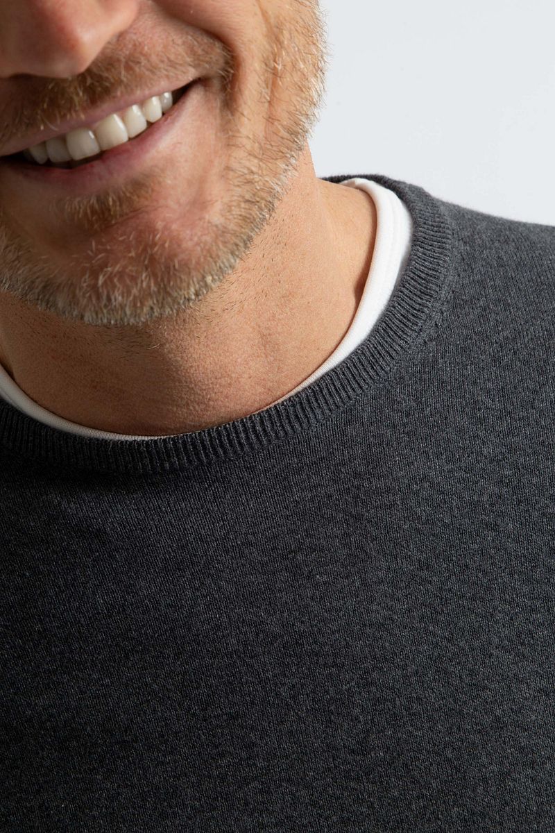 Steppin' Out Pullover Cotton Cashmere Anthrazit - Größe XL günstig online kaufen