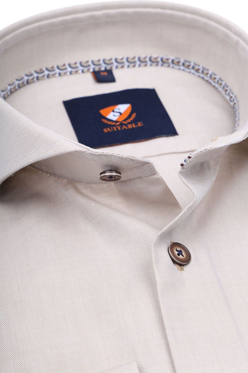 Suitable Hemd Beige - Größe 38 günstig online kaufen