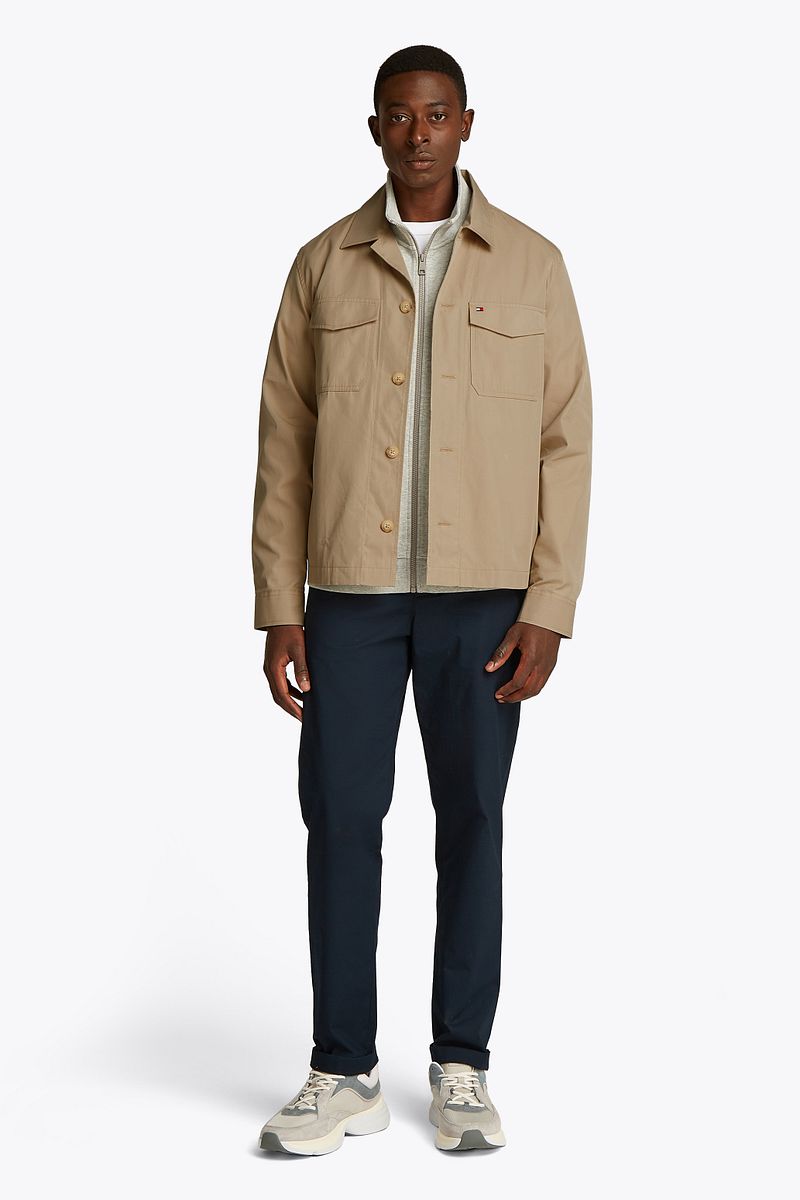 Tommy Hilfiger Hemdjacke Beige - Größe XL günstig online kaufen