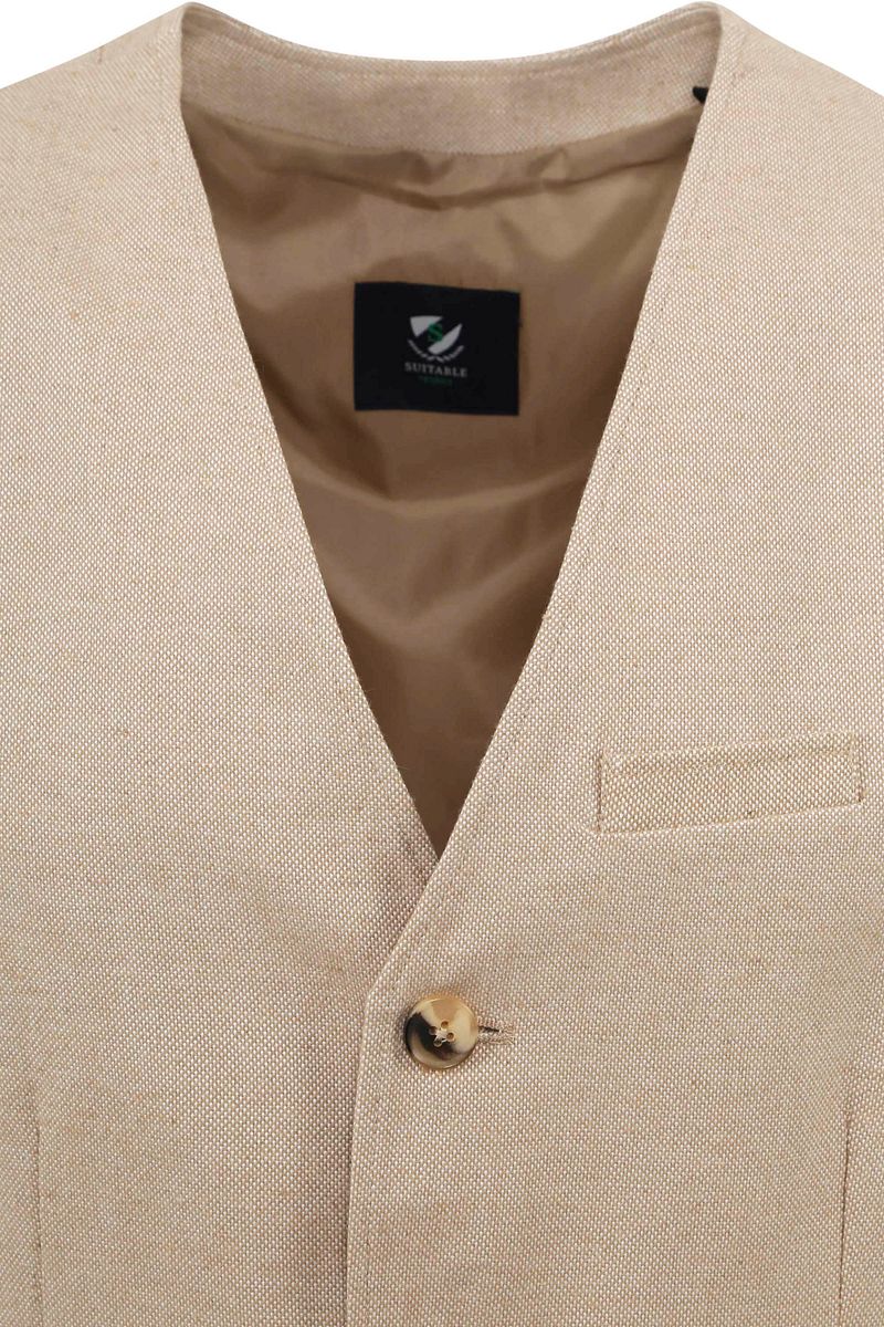 Suitable Gilet Loop Beige - Größe 46 günstig online kaufen