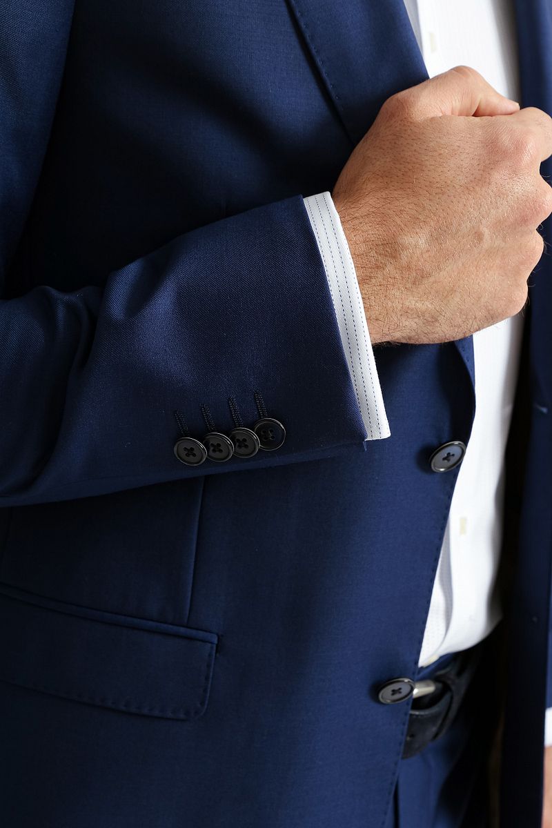 Suitable Suit Wool Royal Blau - Größe 54 günstig online kaufen