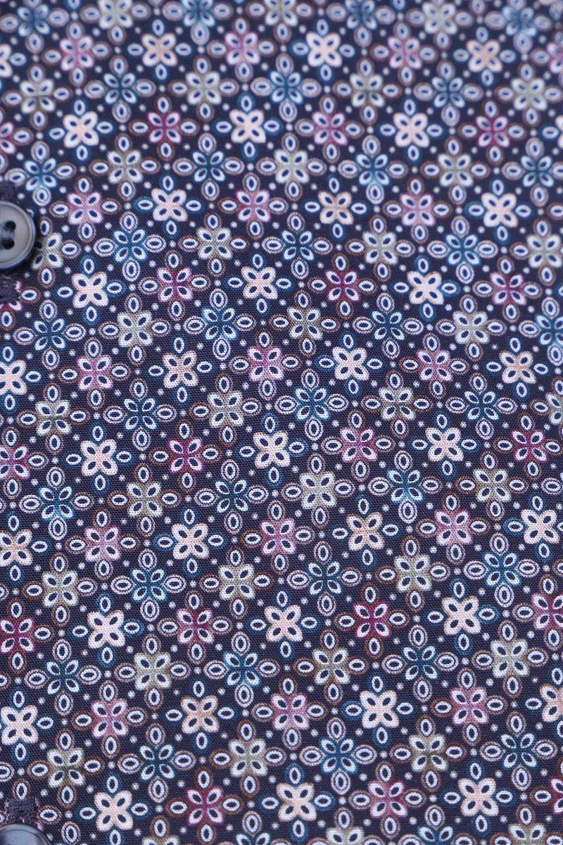 OLYMP Level 5 Hemd Druck Blau - Größe 41 günstig online kaufen