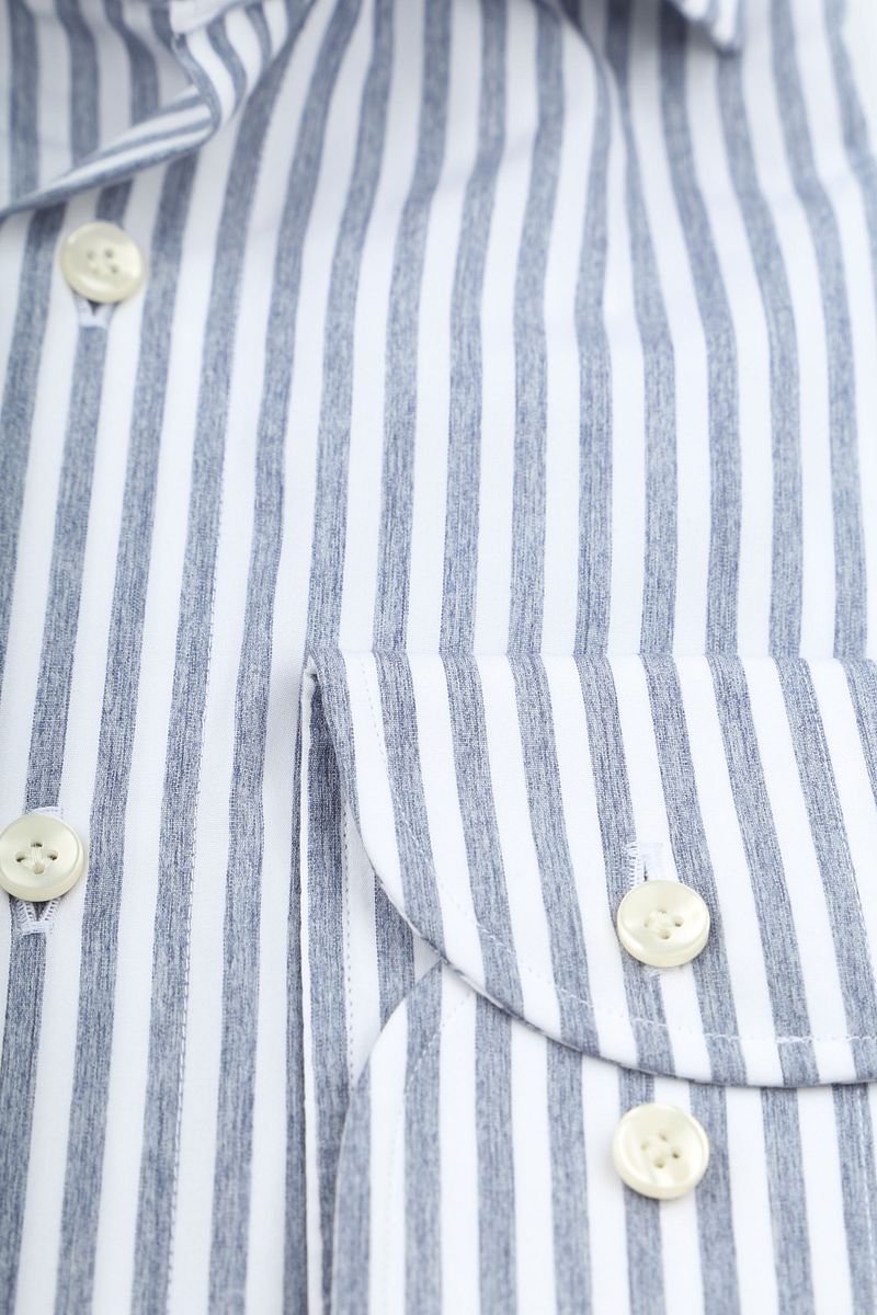 Profuomo Hemd Streifen Blau - Größe 38 günstig online kaufen